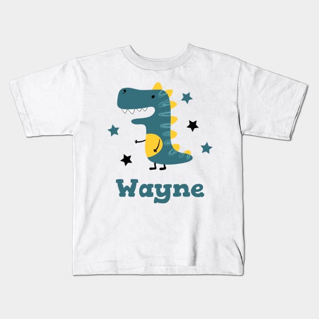 Wayne Kids T-Shirt by LeonAd